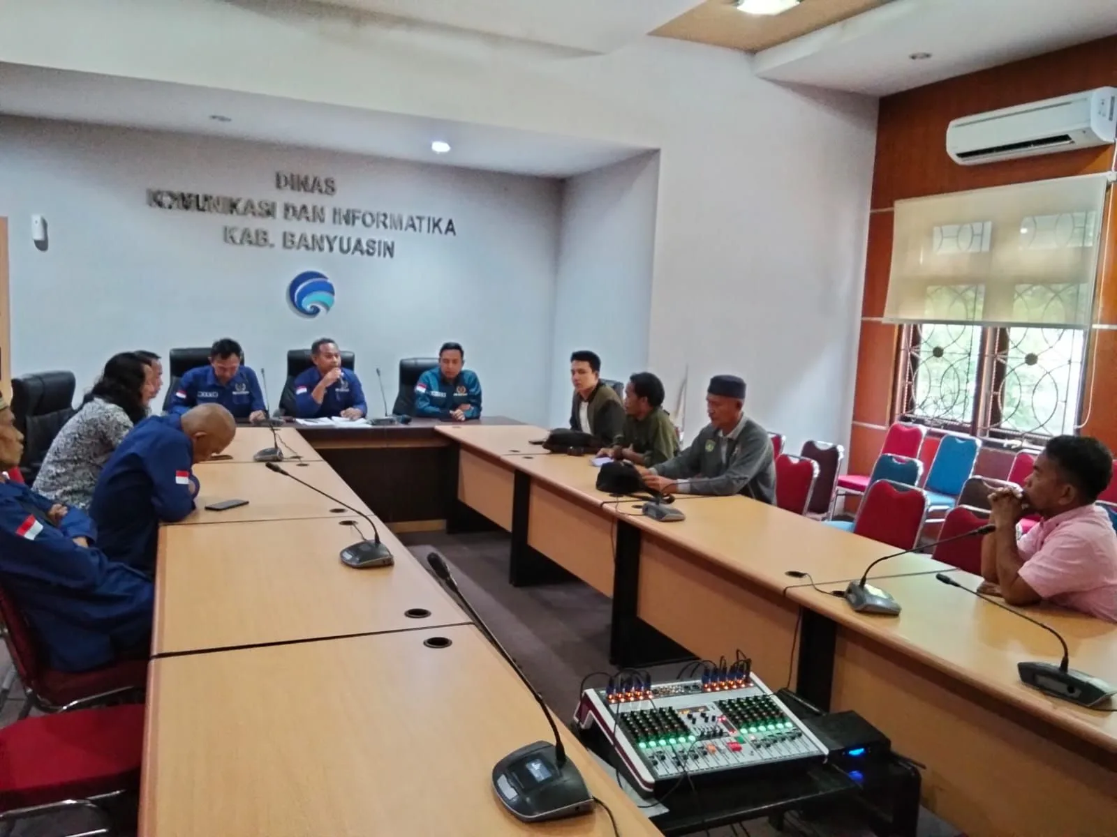 Rapat persiapan berangkat ke Banten - Hari Pers Nasional