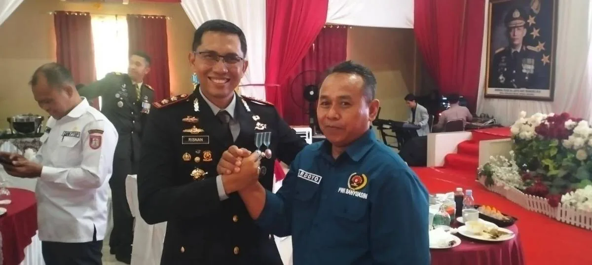 PWI Banyuasin Hadiri Puncak HUT Bhayangkara ke-80 di Polres Banyuasin